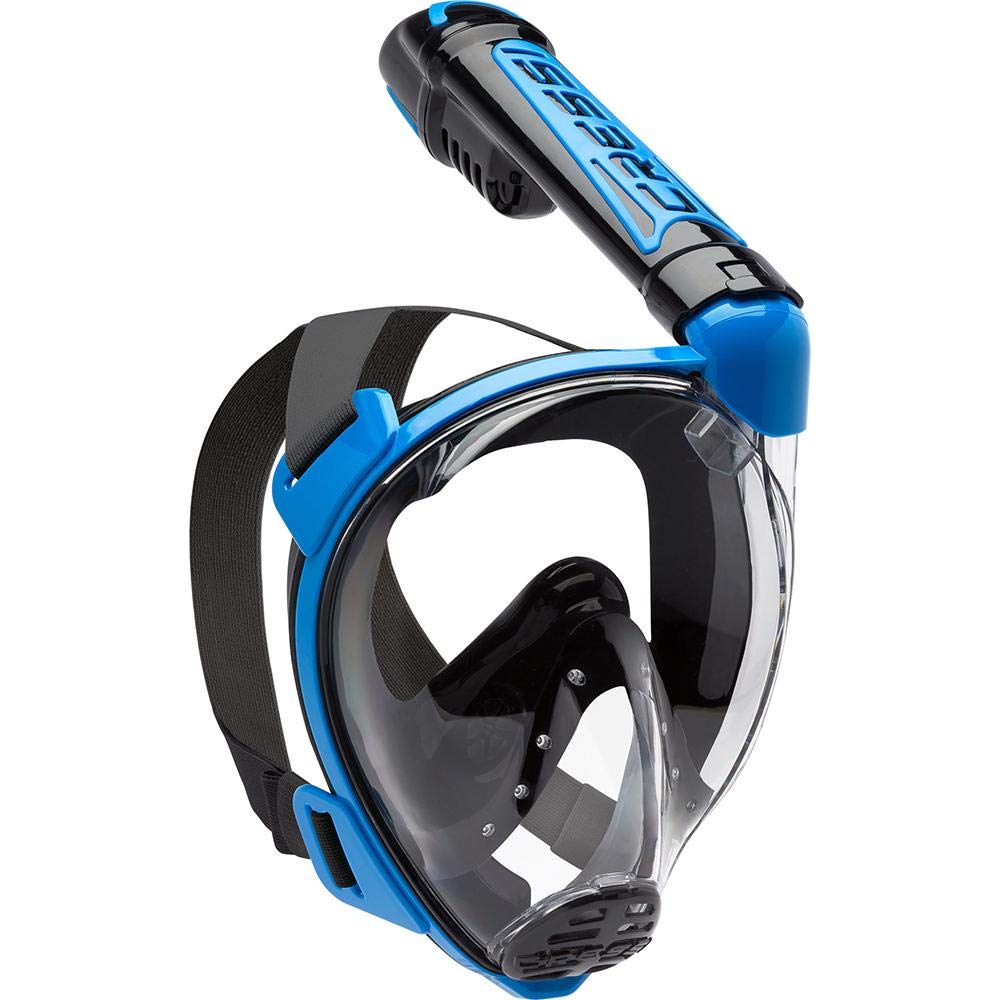 Cressi Duke Full Face Snorkel Mask – Anti-Fog Dry Snorkeling Gear