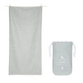 Dock & Bay Sand Free Beach Towel | Quick Dry Recycled - Mountain Grey