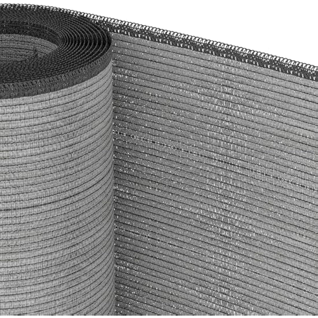 Tenax Soleado Glam Privacy Netting - Grey UV Resistant Mesh - 2x50m