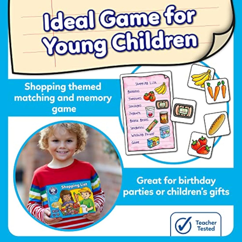 Orchard Toys Shopping List Memory Game – Educational Matching Toy for Ages 3-7