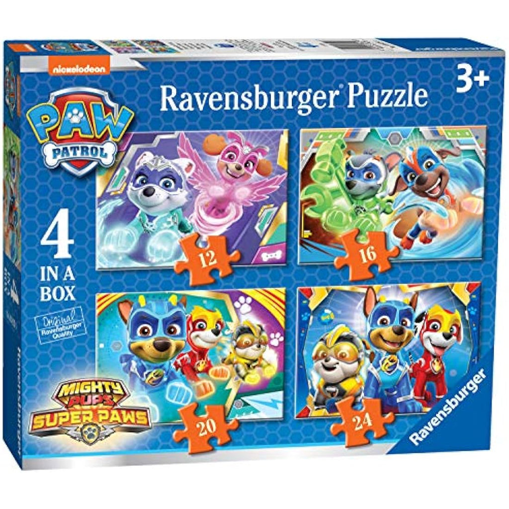 Ravensburger Paw Patrol Mighty Pups 4-in-1 Jigsaw Puzzles for Kids