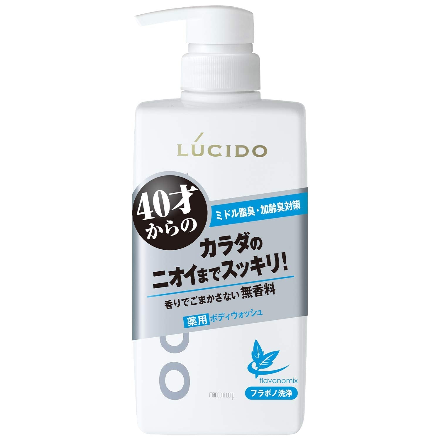 Lucido Medicated Deodorant Body Wash – Odor Control Cleanser 450mL