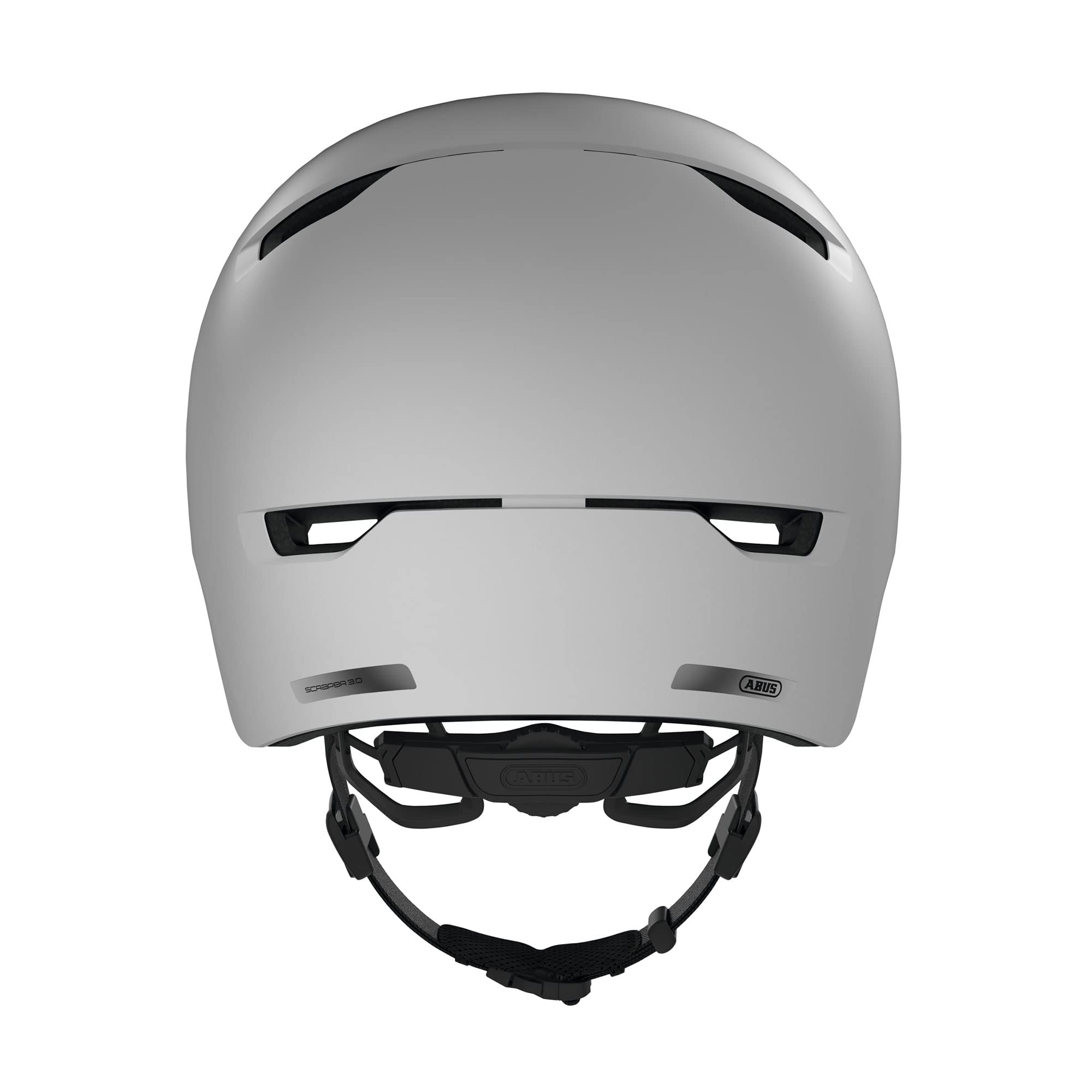 ABUS Scraper 3.0 City Helmet – Robust Hard-Shell Bicycle Helmet, White