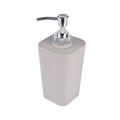Douceur d'Intérieur Soap Dispenser - Soft Touch Ceramic - Taupe, 17.5cm