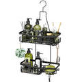 HapiRm 2-Tier Hanging Shower Caddy – Rustproof Stainless Steel Organizer