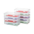 novelinks Clear Pencil Box and Small Plastic Storage Containers with Lids - image 1