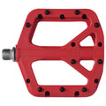 FIFTY-FIFTY Mountain Bike Pedals | Nylon Composite 9/16" Flat MTB - Red