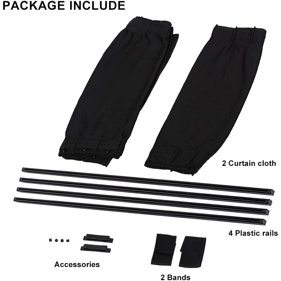 Massive Discounts Car Side Window Sunshades | UV Protection Curtains 2PCS