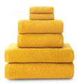 Jolof Store 6-Piece Cotton Bath Towel Set - Soft & Absorbent - Gold