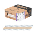SiDAX Collated Twist Shank Nails | Electro-Galvanised | 3.4 x 35mm | 2000pc