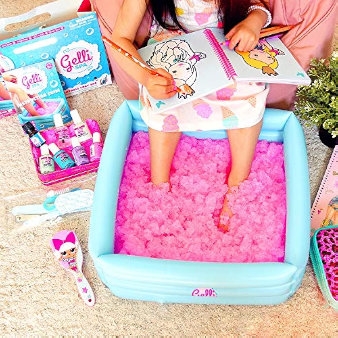 Zimpli Kids Gelli Spa – 5 Use Children's Pedicure and Sensory Play Set