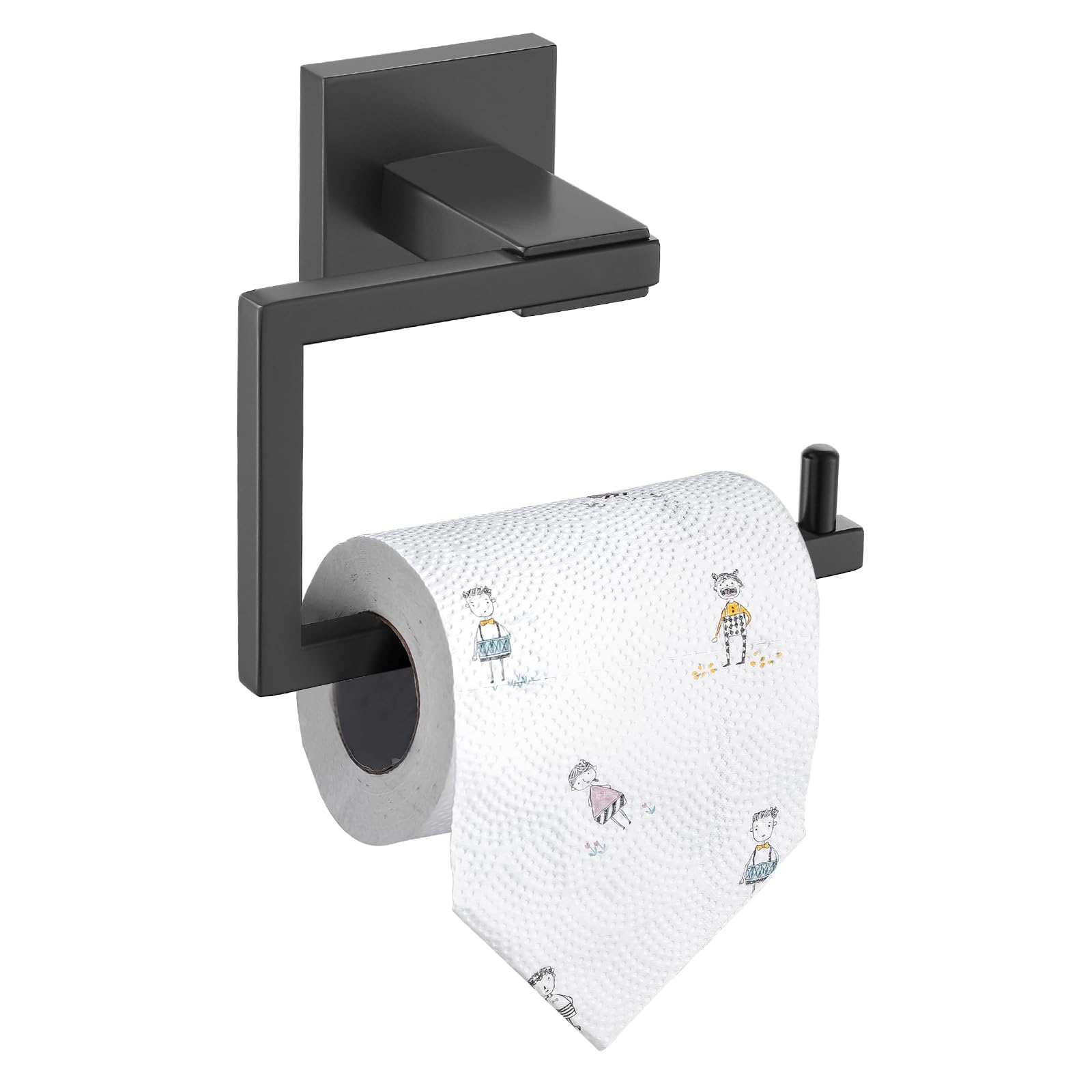 Turs Matte Black Toilet Paper Holder | SUS 304 Stainless Steel Wall Mount