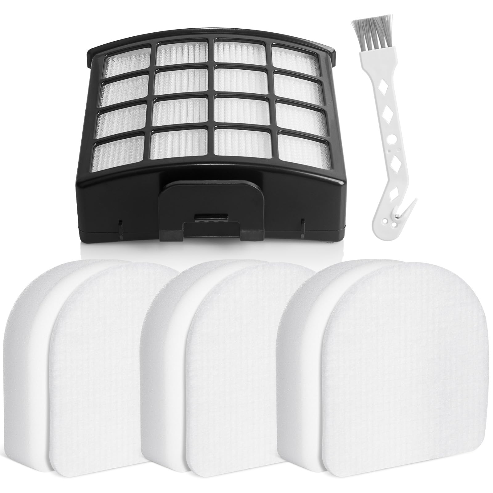 iVanzoll Replacement Filters for Shark DuoClean AZ3900UKT | HEPA & Foam