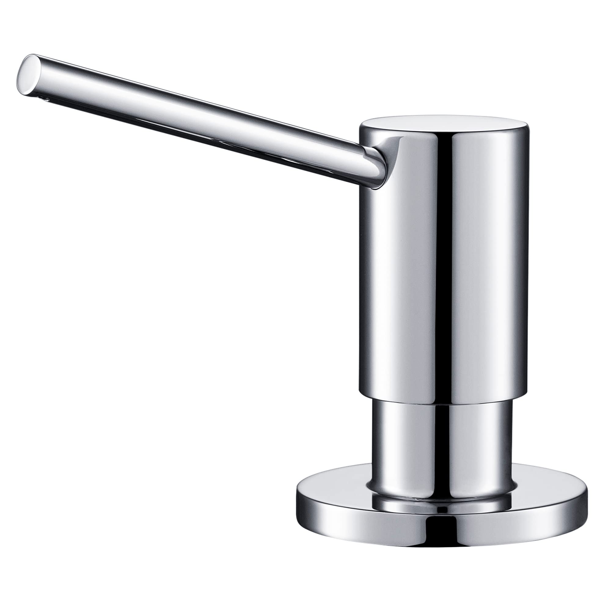 Kraus Brass Kitchen Soap and Lotion Dispenser - 17 oz. Bottle, Chrome