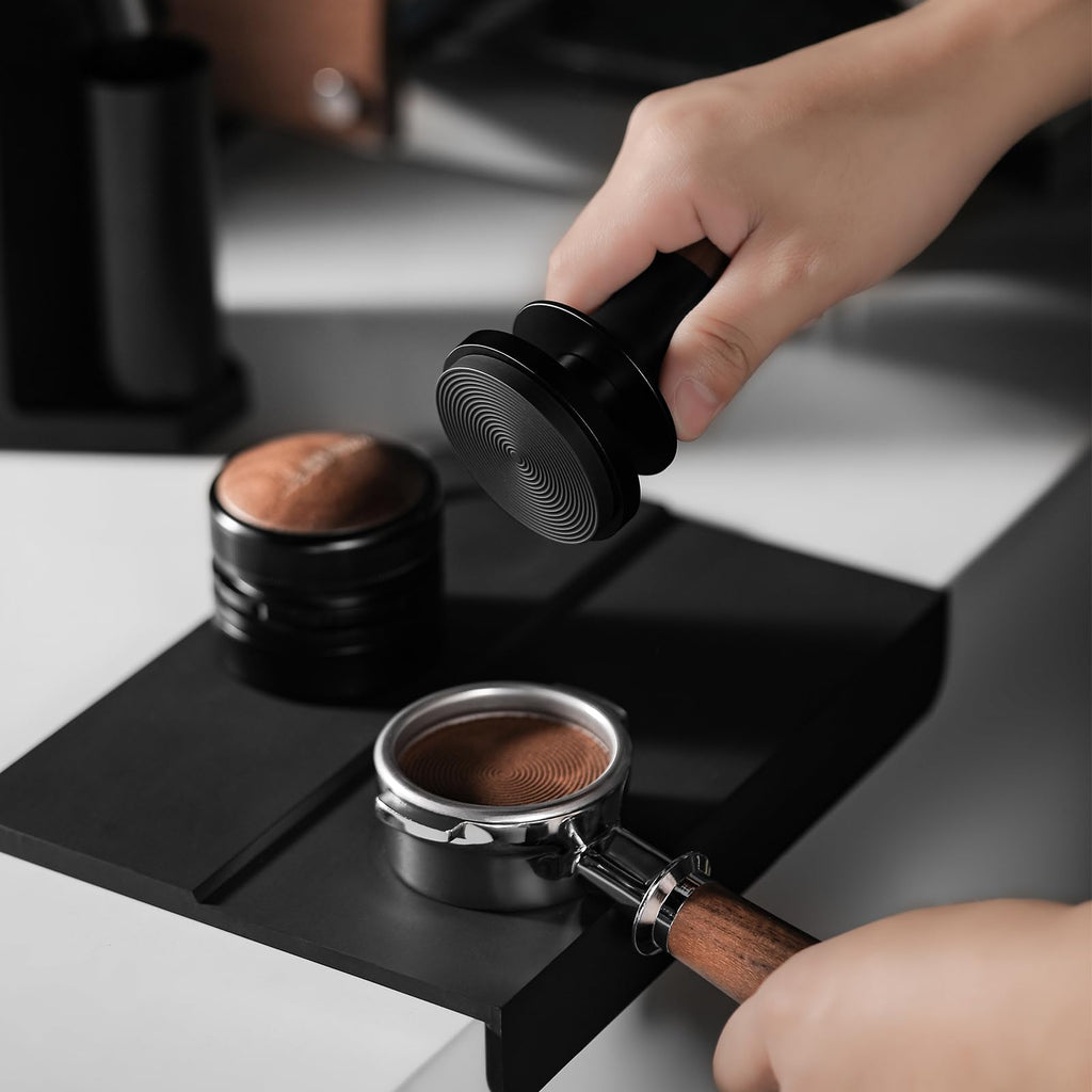 MHW-3BOMBER 58mm Calibrated Espresso Tamper – Titanium 2.0 Click Feedback