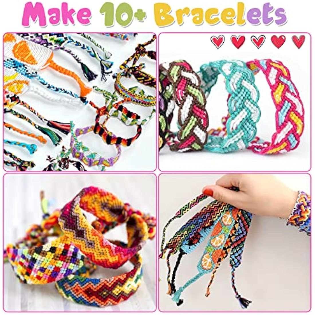 Friendship Bracelet Making Kit – DIY Jewelry Craft Toy for Girls