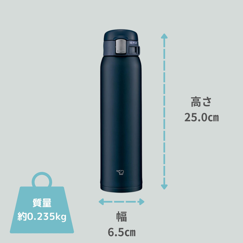 Zojirushi Stainless Steel Vacuum Insulated Mug - 600ml Navy SM-SF60-AD