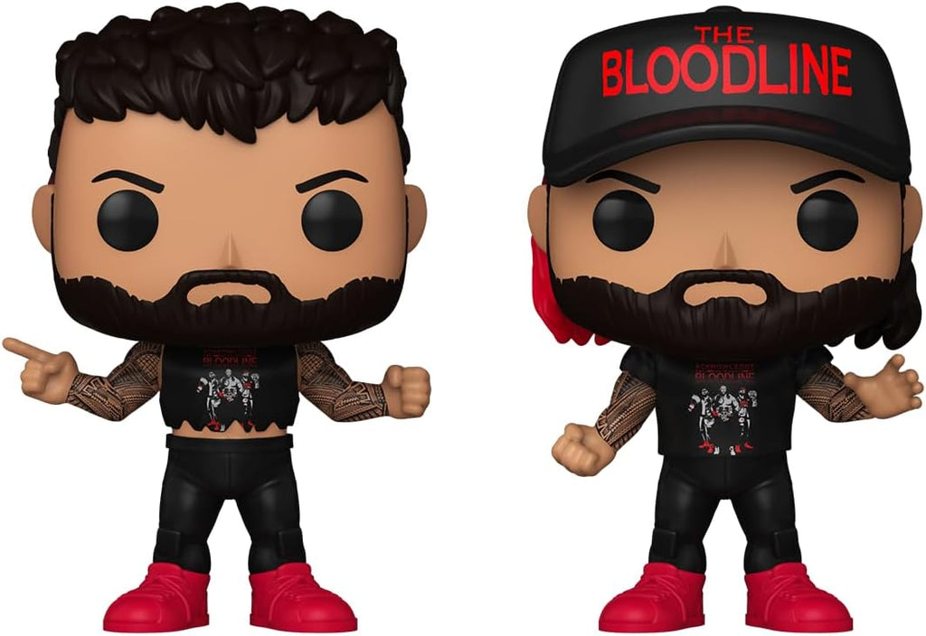 Funko Pop! WWE: Jey Uso (Uso Bros) 2-Pack Vinyl Figures - 3.75"