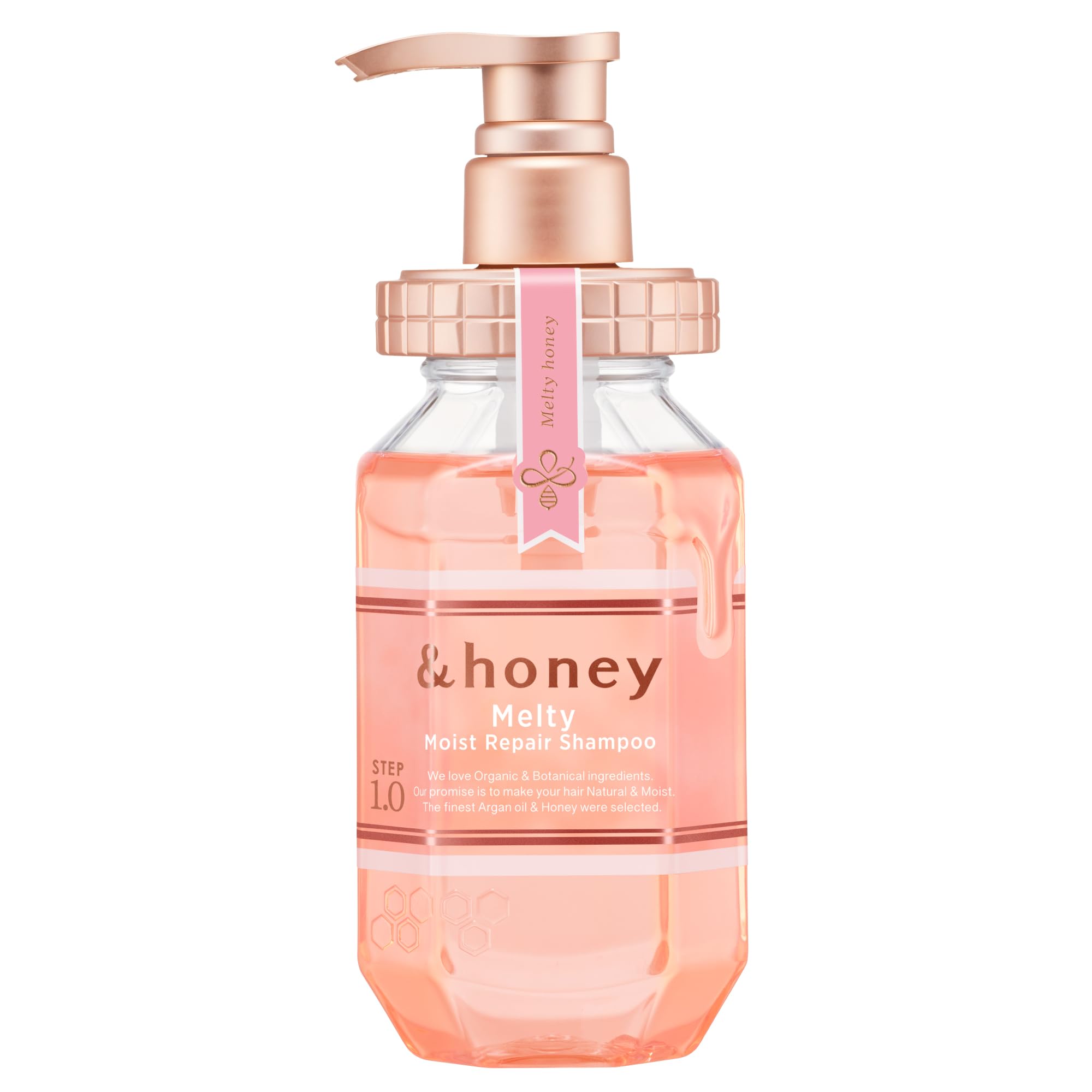 &honey Melty Moist Repair Shampoo - Pure Rose Honey Scent - 440ml