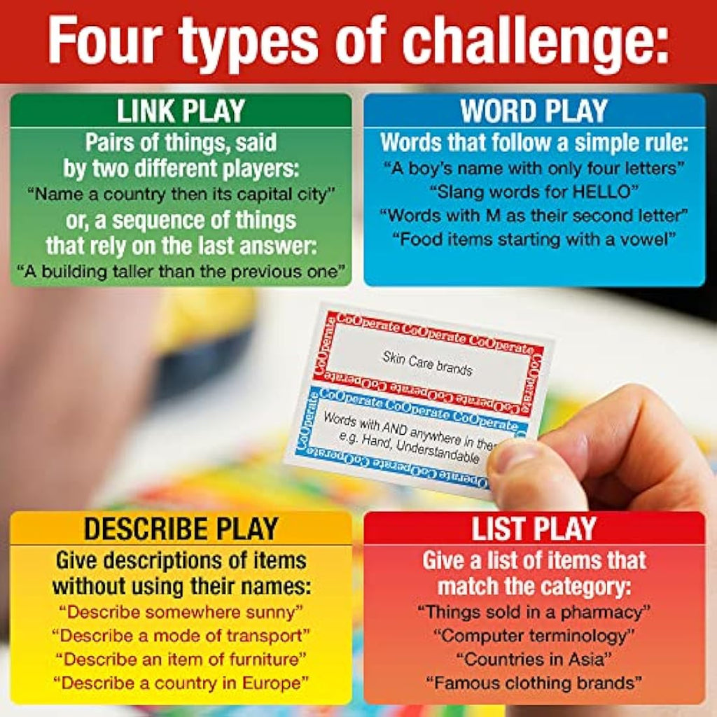 Drumond Park Co-operate Board Game | Fast-Talking Word Game for Ages 12+