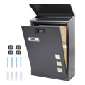 Jolof Store Wall Mounted Post Box – Large Waterproof Mailbox with Lock