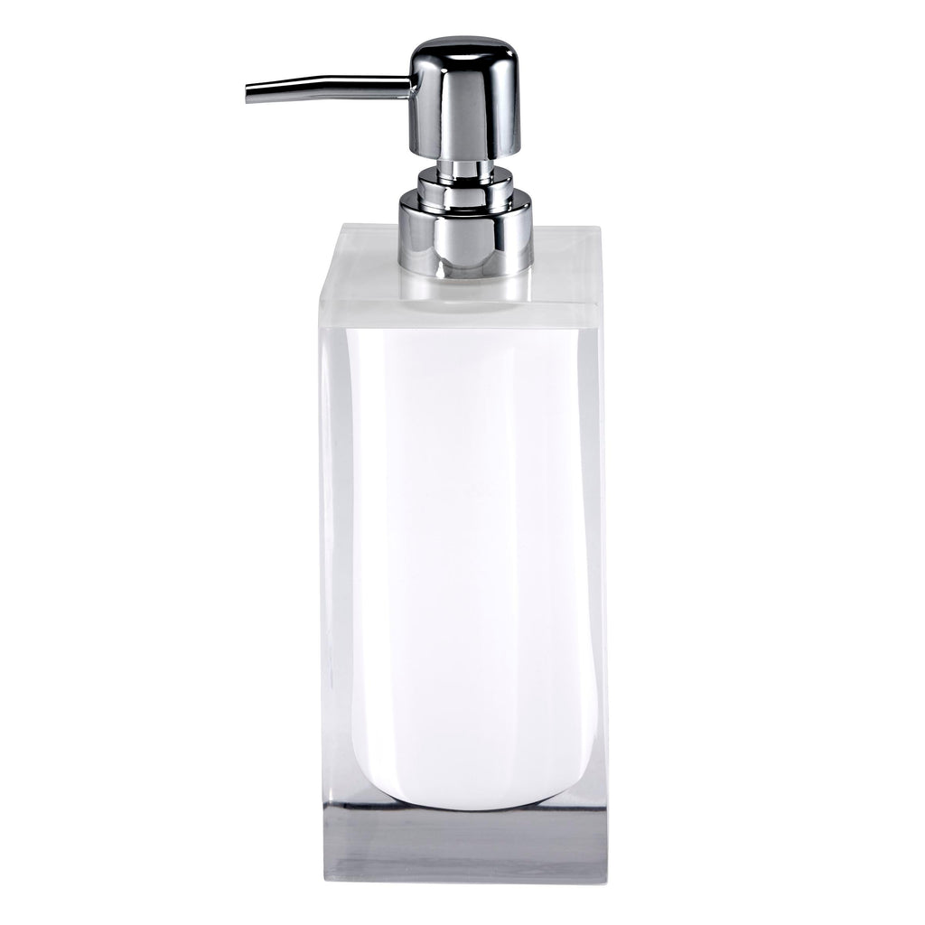 IZOD Resin Bathroom Essentials, White, Lotion Pump/Soap Dispenser - image 2