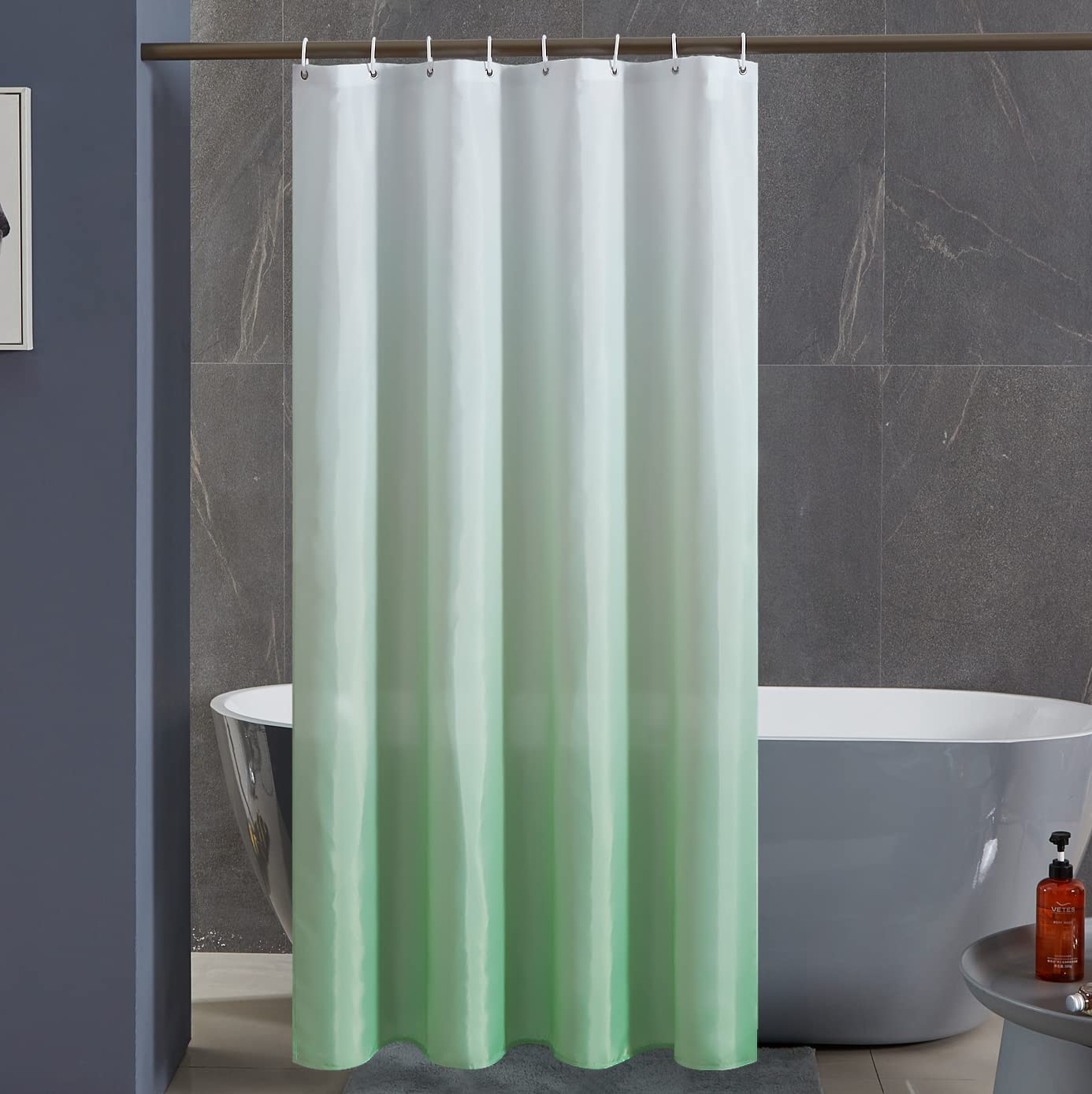 Furlinic Gradient Shower Curtain | Waterproof Polyester Fabric | 120x200cm
