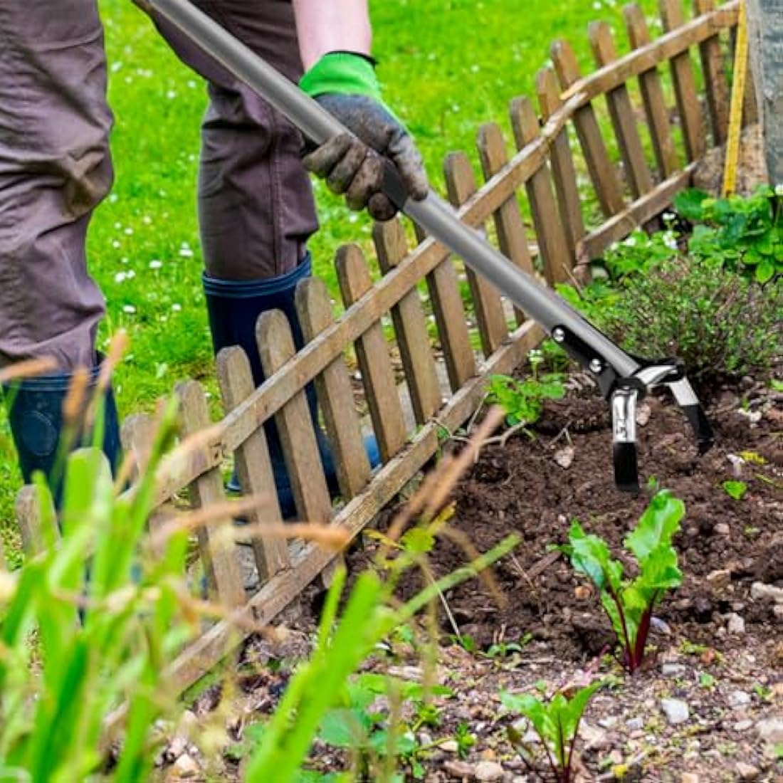 Walensee Stirrup Hoe – 168cm Adjustable Garden Weeder and Cultivator