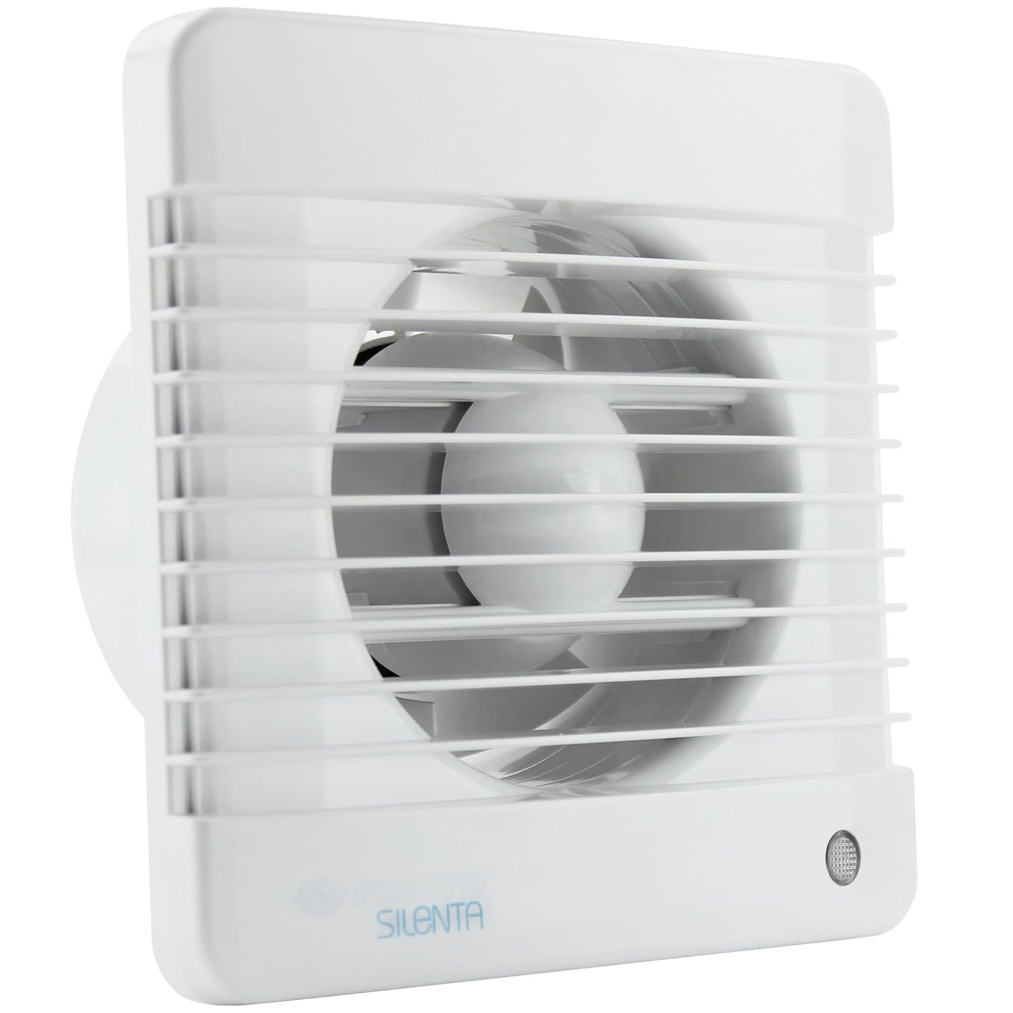VENTS Silenta 100mm Bathroom Extractor Fan with Timer – White