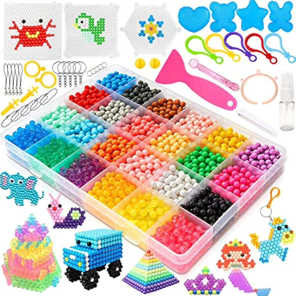 Chennyfun Water Fuse Beads Set | 24-Color DIY Sticky Beads Kit