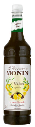 Monin Lemon Tea Concentrate 1L – Natural Vegan Syrup for Iced Tea