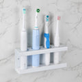 Adorila Wall Mounted Electric Toothbrush Holder with Diatomite Dish – 4 Slots