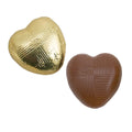 Italian Options Milk Chocolate Hearts - Gold Foil Wedding Favors, 500g
