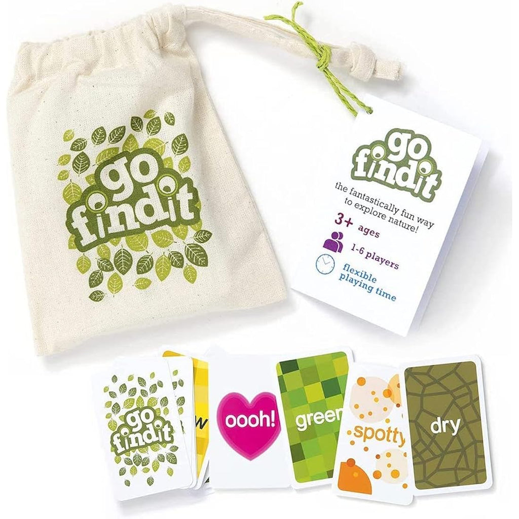 gofindit too Outdoor Nature Scavenger Hunt Card Game for Kids & Families