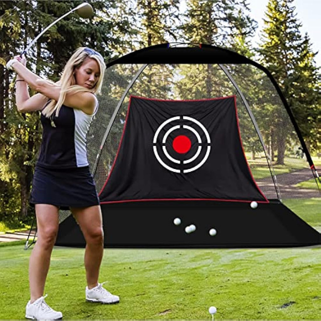 KAIDIDA Golf Practice Hitting Net – Portable Heavy Duty Driving Net for Backyard