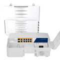 CONETCH 12 Port Gigabit Outdoor PoE Switch | IP65 Waterproof | 120W