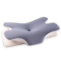MULISOFT Memory Foam Cervical Pillow – Ergonomic Neck Support (Blue)