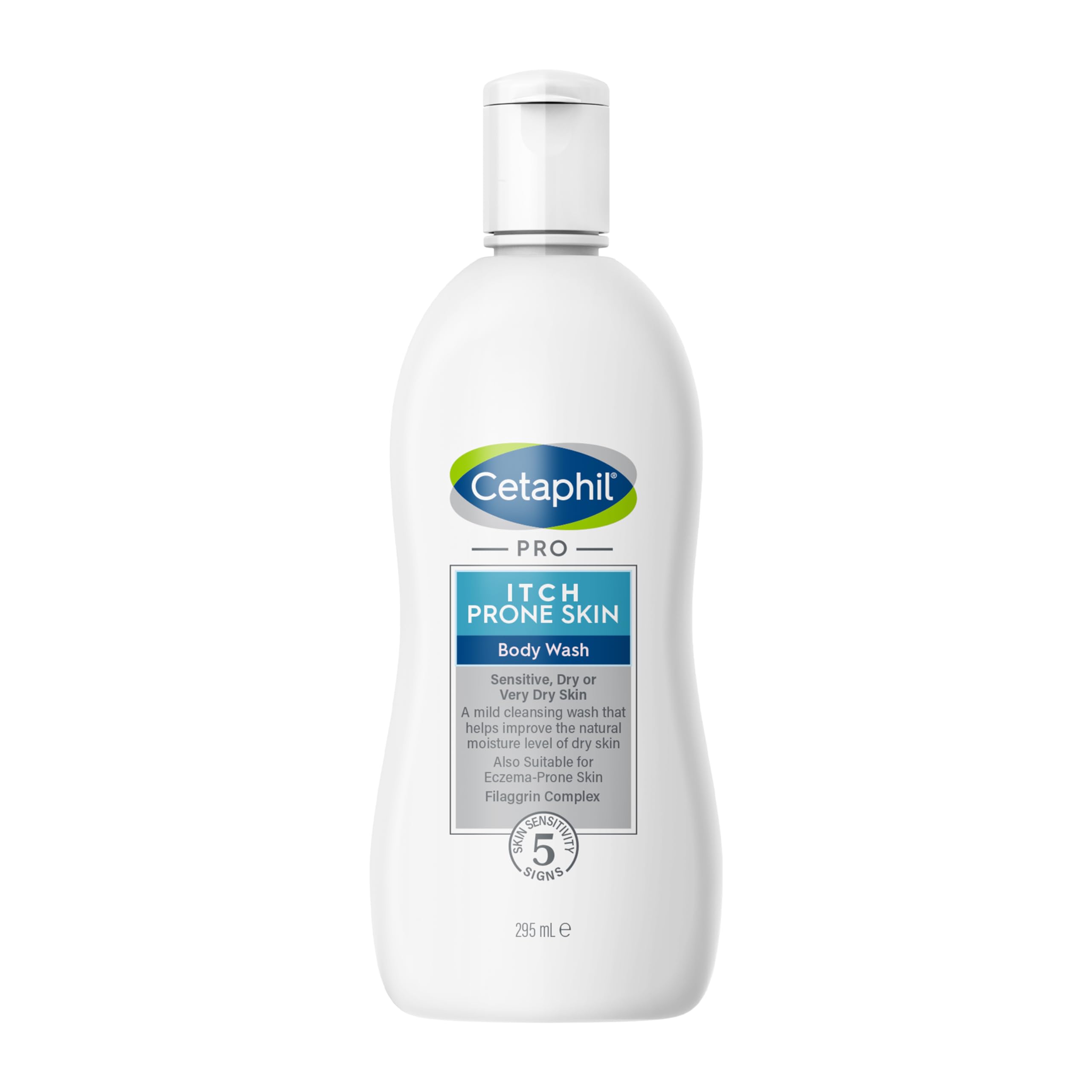 Cetaphil PRO Body Wash - Soothing Eczema & Itch Prone Skin Cleanser, 295ml