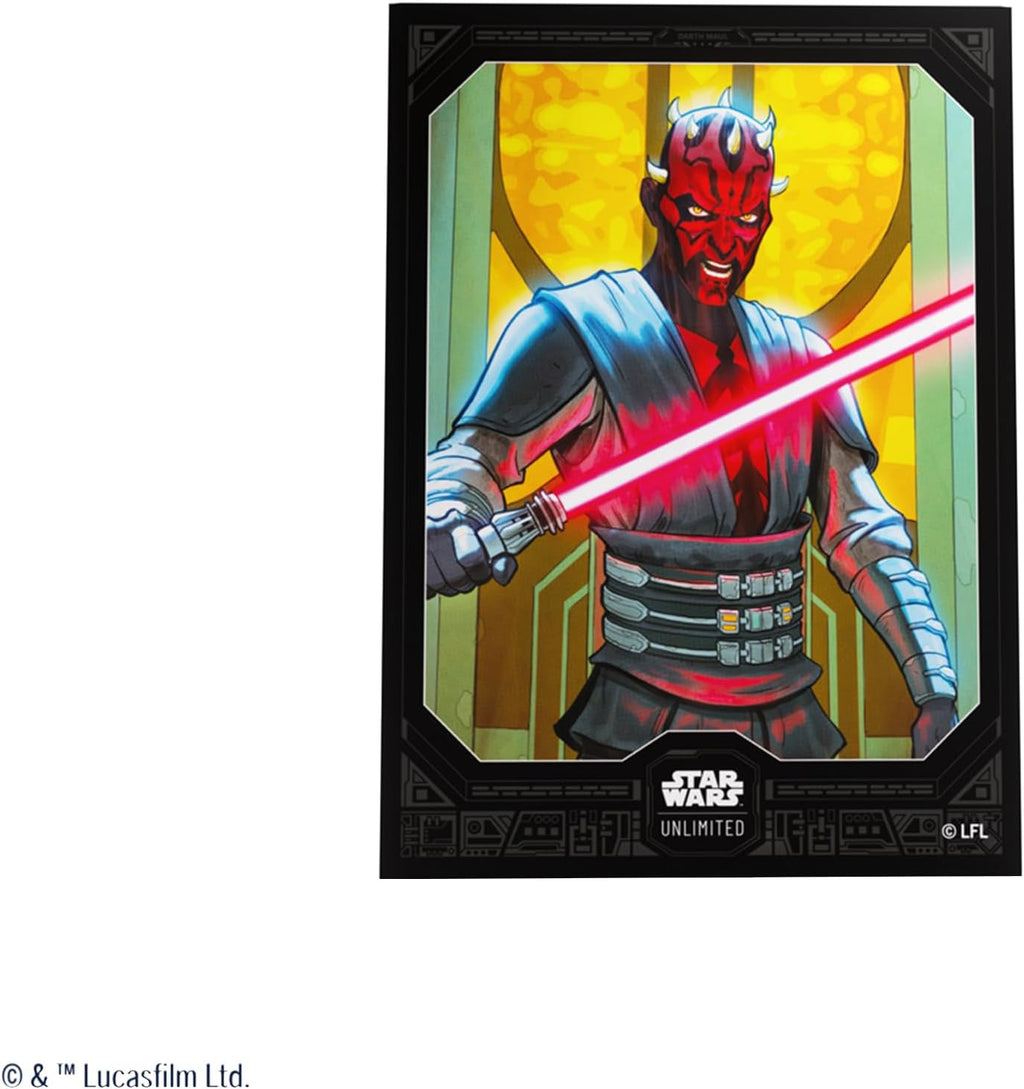 Gamegenic Star Wars: Unlimited Art Sleeves – Darth Maul Matte