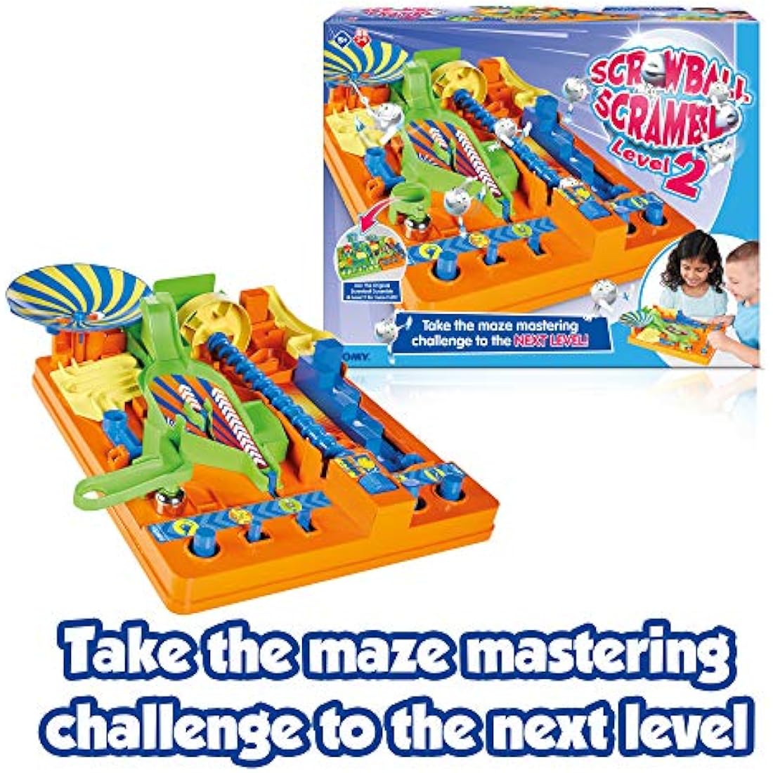 TOMY Screwball Scramble 2 – Kids Action Board Game & Maze Puzzle