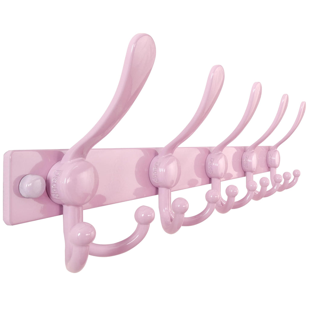 Dseap Coat Rack Wall Mount, Heavy Duty 2.5mm Base vs Flimsy 1mm, Double-Thick Solid Anti-Snap Hooks - image 1