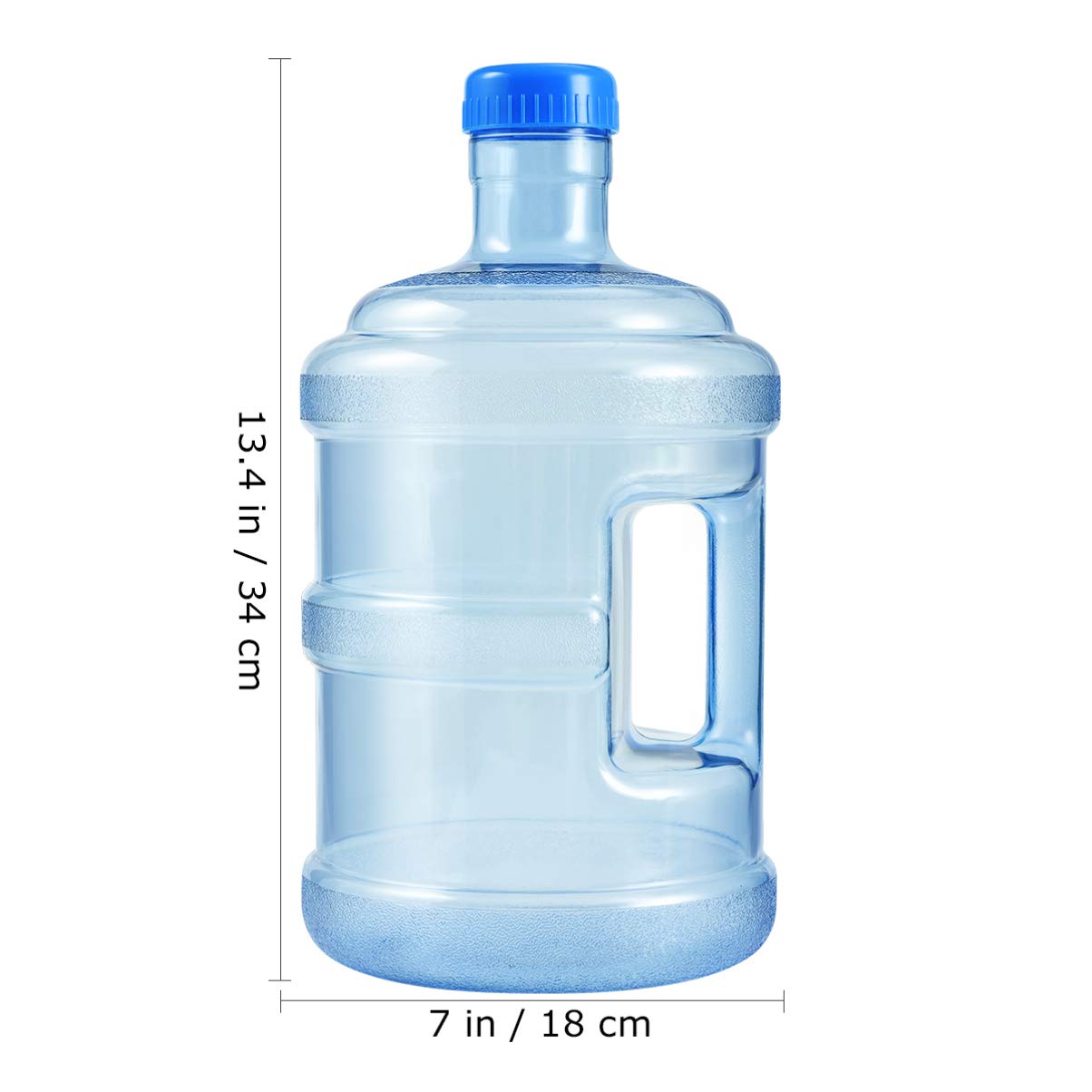 CLISPEED 5L Water Bottle – Food Grade Reusable Jug with Handle