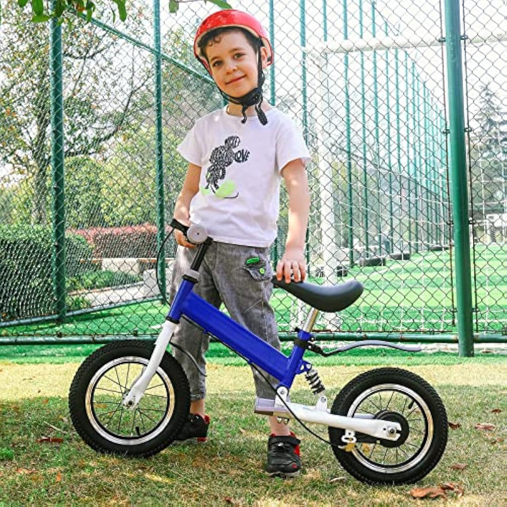 Jolof Store 2-in-1 Kids Balance Bike with Pedals and Brakes