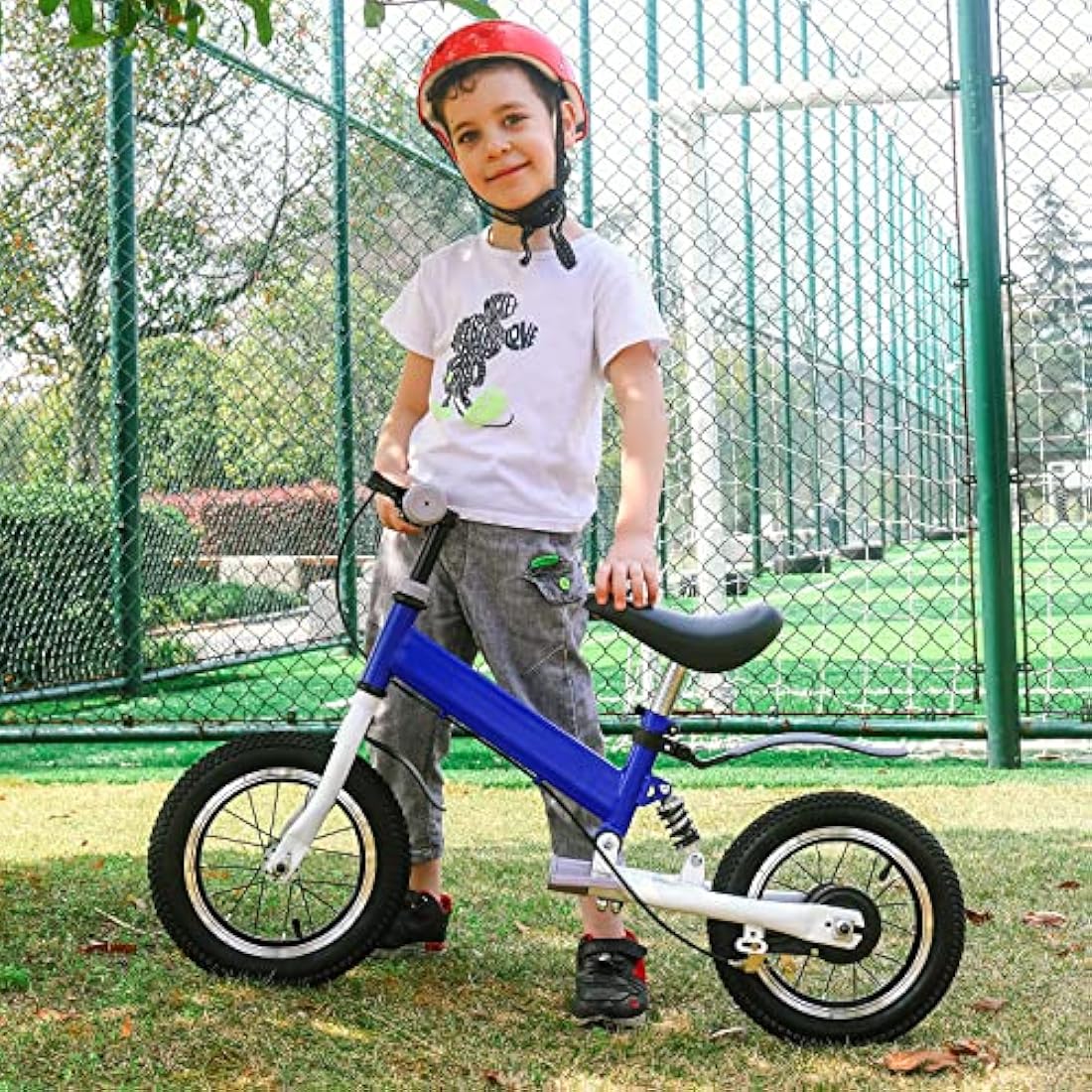 Jolof Store 2-in-1 Kids Balance Bike with Pedals and Brakes