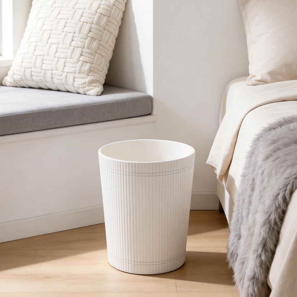 GORESE Office Waste Paper Bin - Trash Can Wastebasket,Garbage Container Bin for Storing and Holding Waste in Bathroom, Kitchen, Home Office - image 5