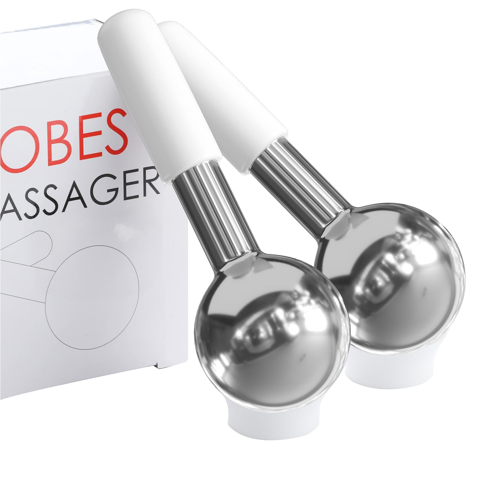 Stainless Steel Ice Globes – Cryo Sticks for Face & Eyes