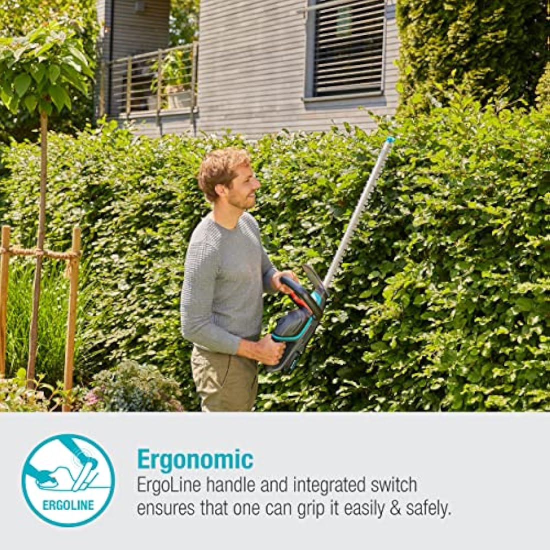 Gardena ComfortCut 60 18V P4A Battery Hedge Trimmer – 60cm Blade