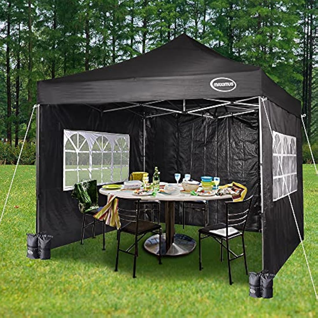 Maximus 3x3m Heavy Duty Pop Up Gazebo – Waterproof Commercial Market Stall
