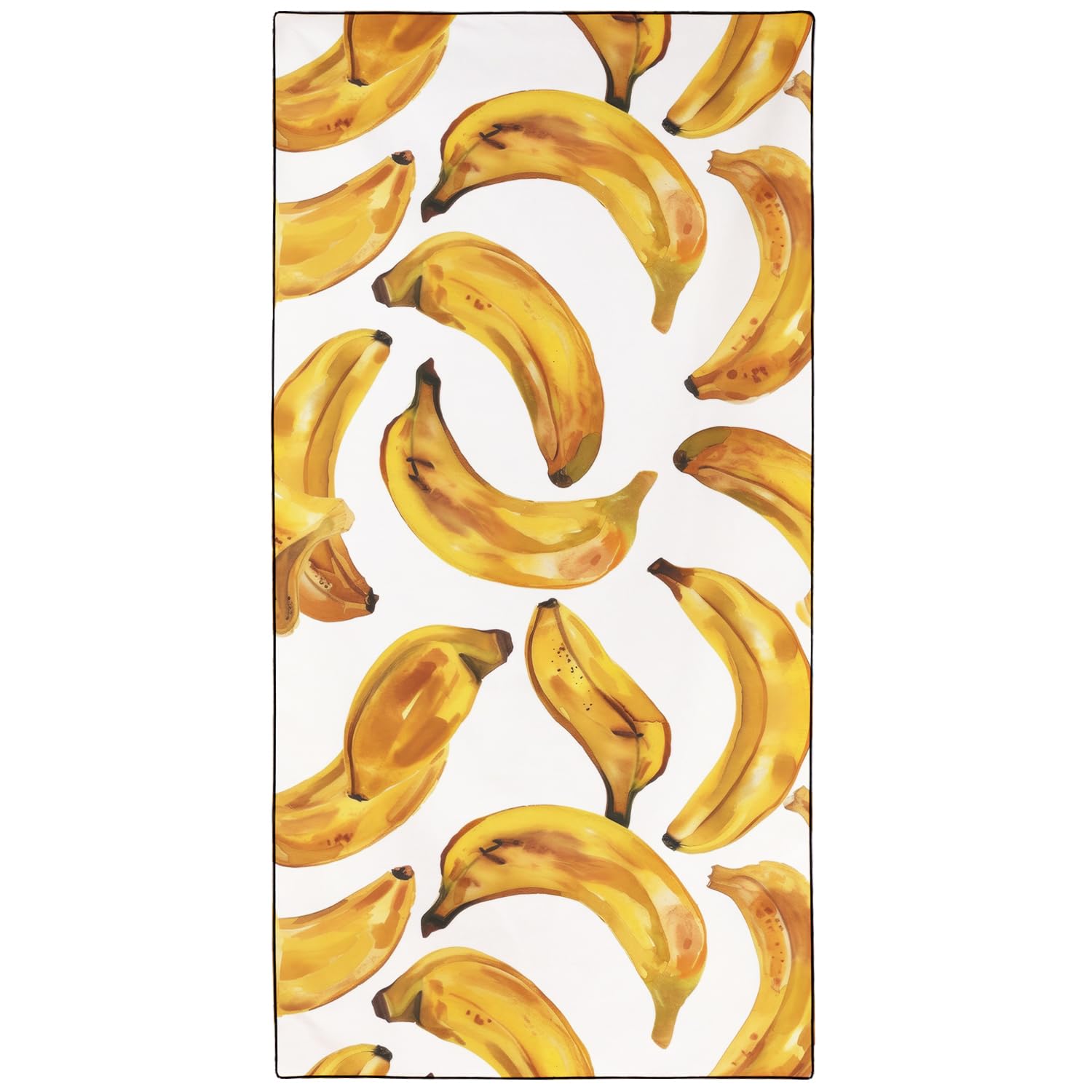 YISUMEI Banana Beach Towel – Extra Large Sand-Free Microfibre Quick Dry