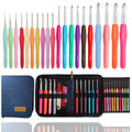 Knitiss 20 Sizes Ergonomic Crochet Hooks Set with Case for Arthritis